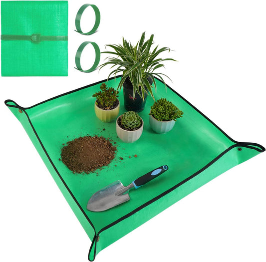 Repotting Mat for Indoor Plant Transplanting and Mess Control 27"x 27"