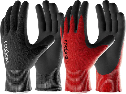 COOLJOB Gardening Gloves for Men